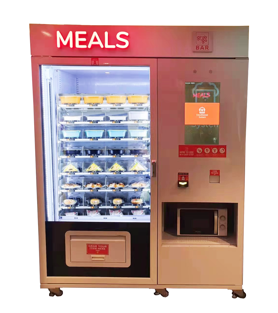 vending machine touch screen